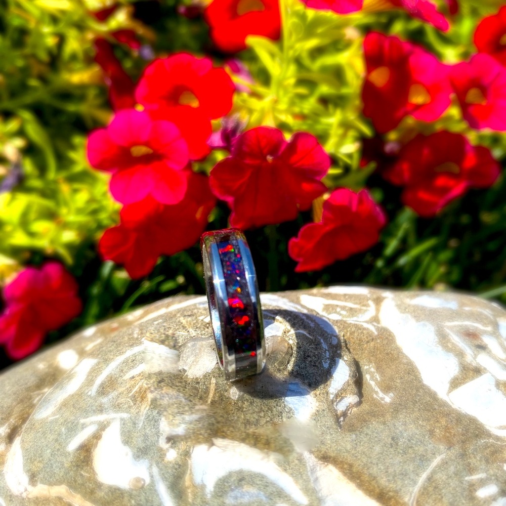 Ruby red and Tungsten